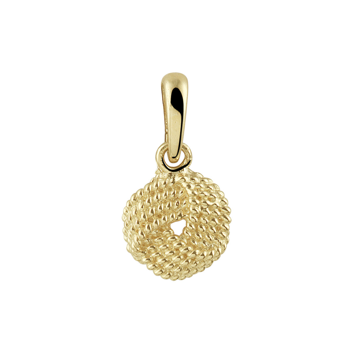 Gouden hanger knoop