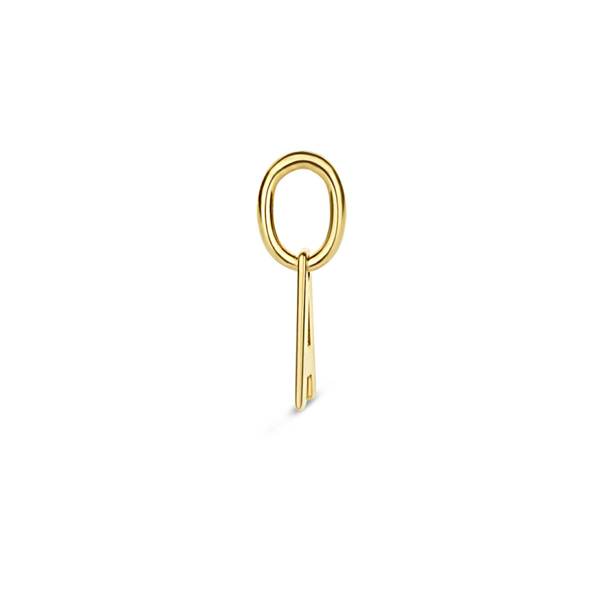 Gouden letter hanger 14-karaat