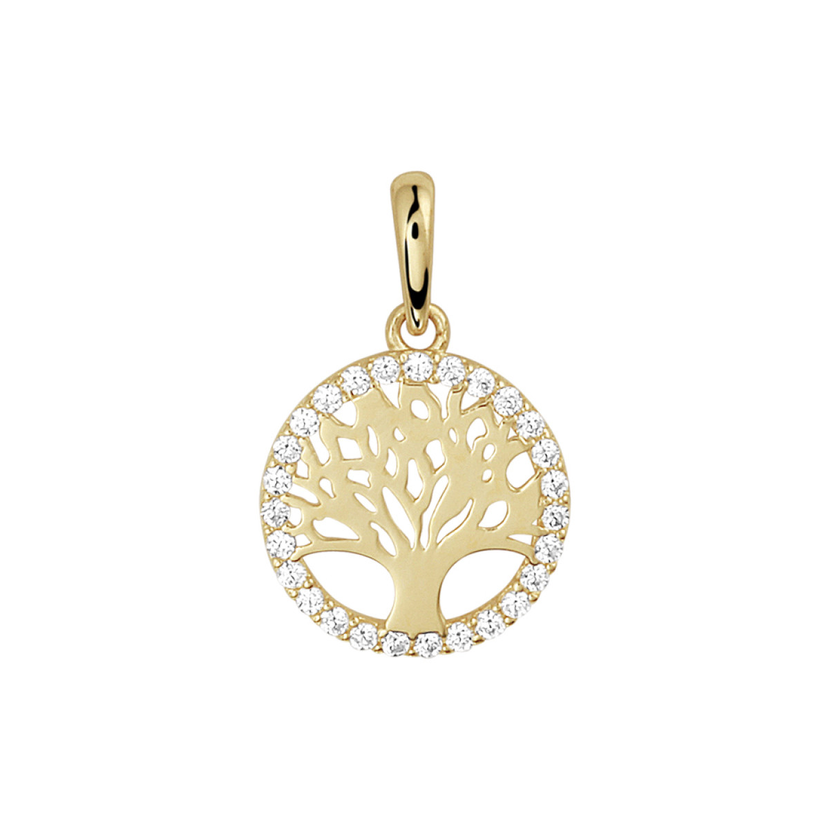 Gouden levensboom hanger