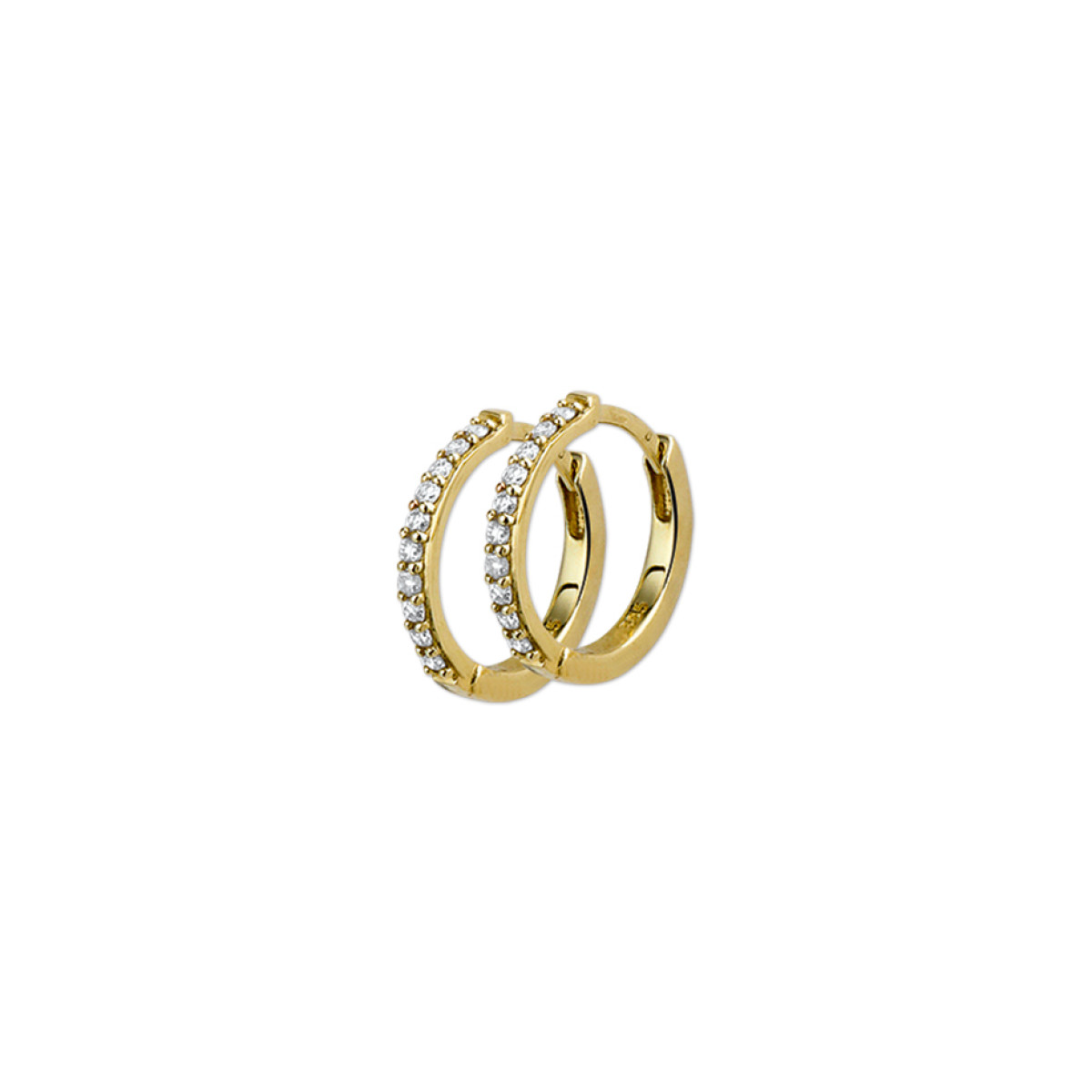 Oorbellen met edelsteen diamant 