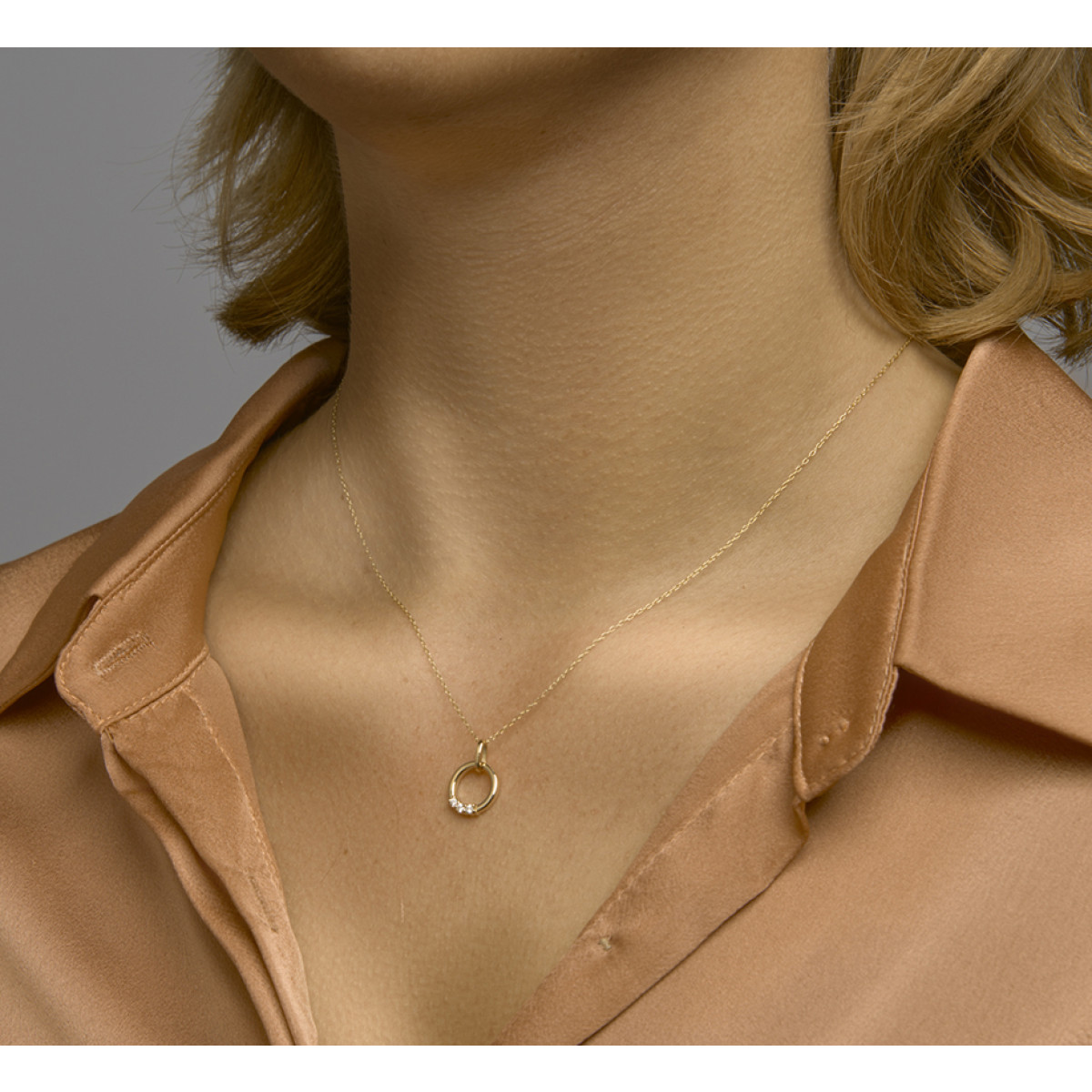 Prachtige diamanten hanger 0.09 crt 