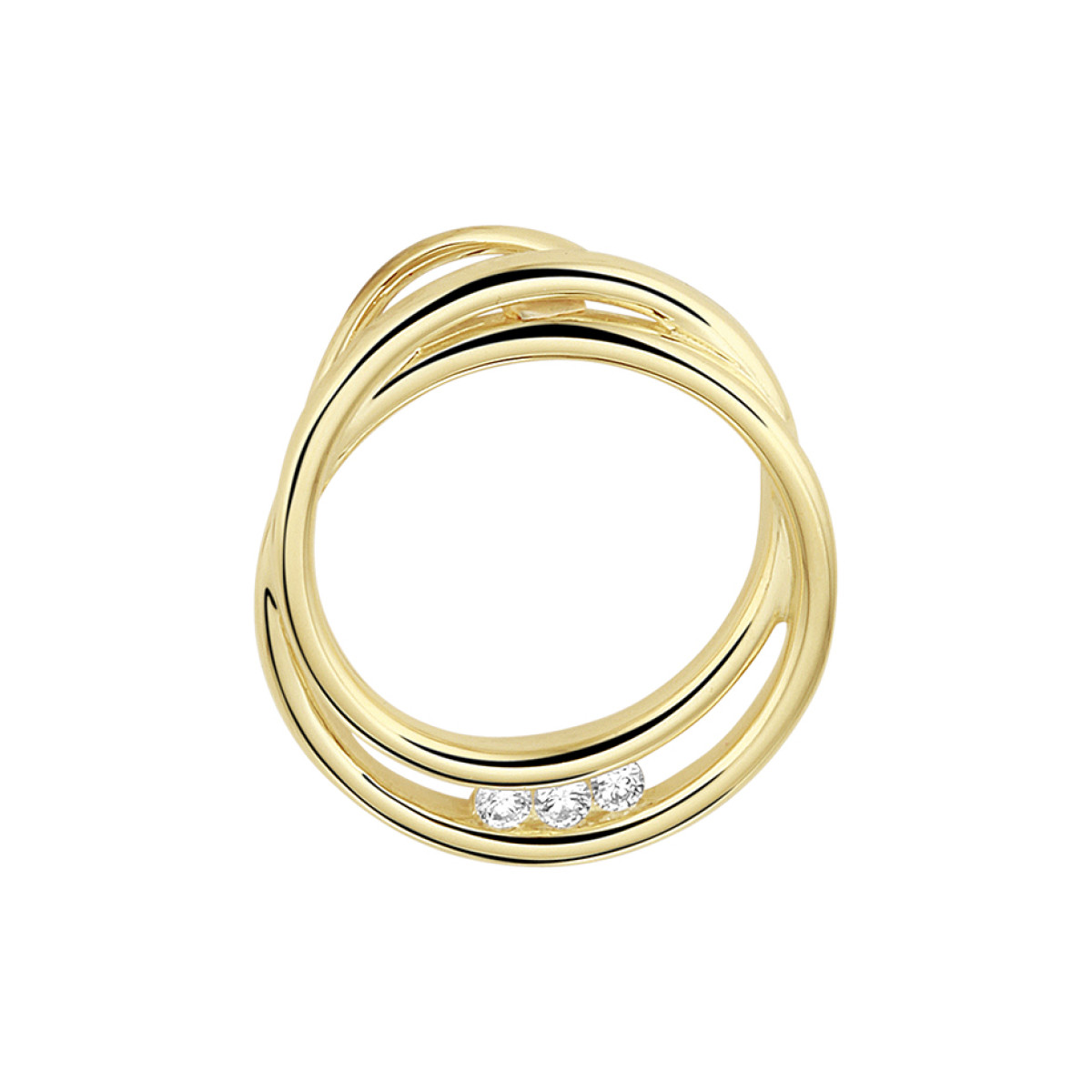 Ronde hanger met diamanten