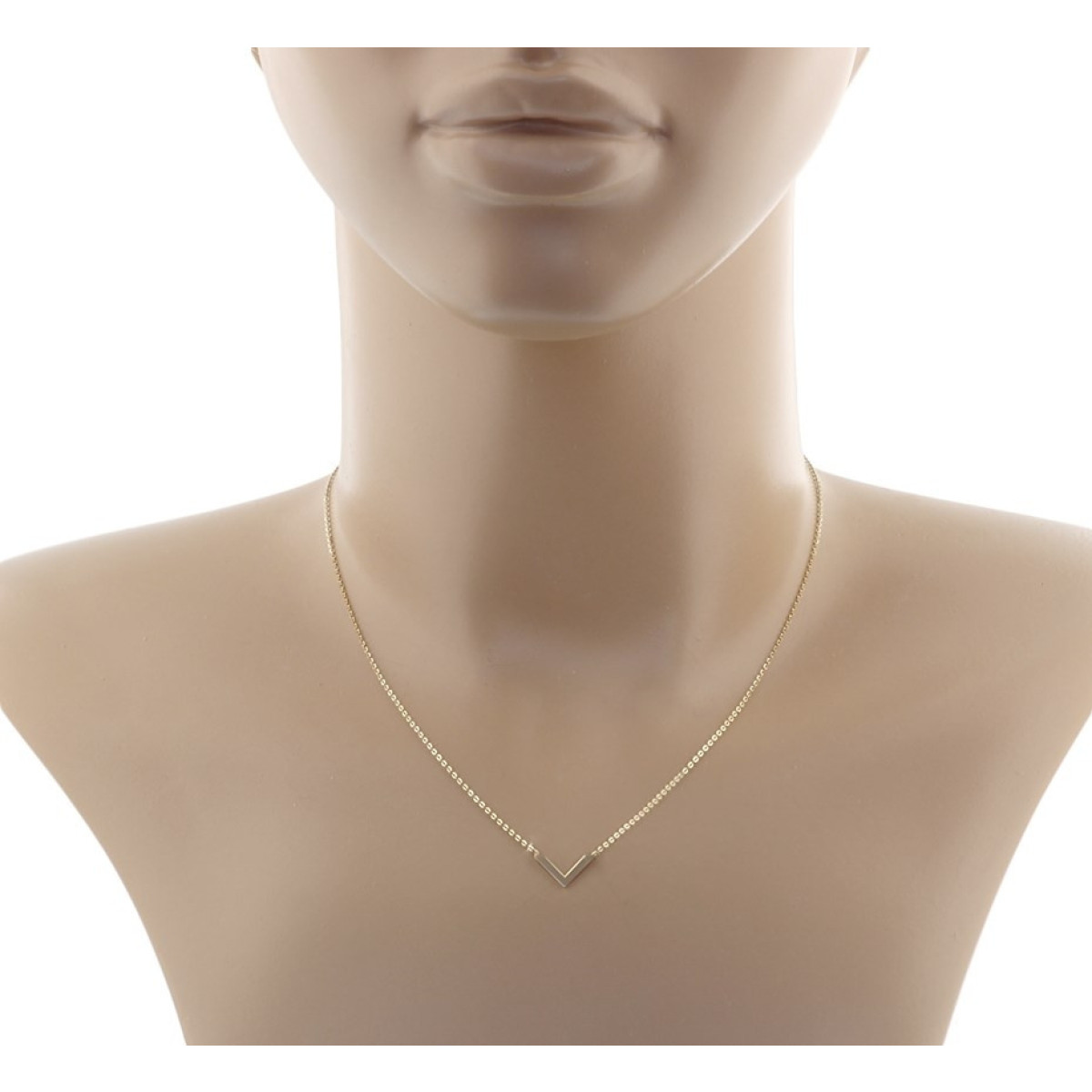 V ketting goud