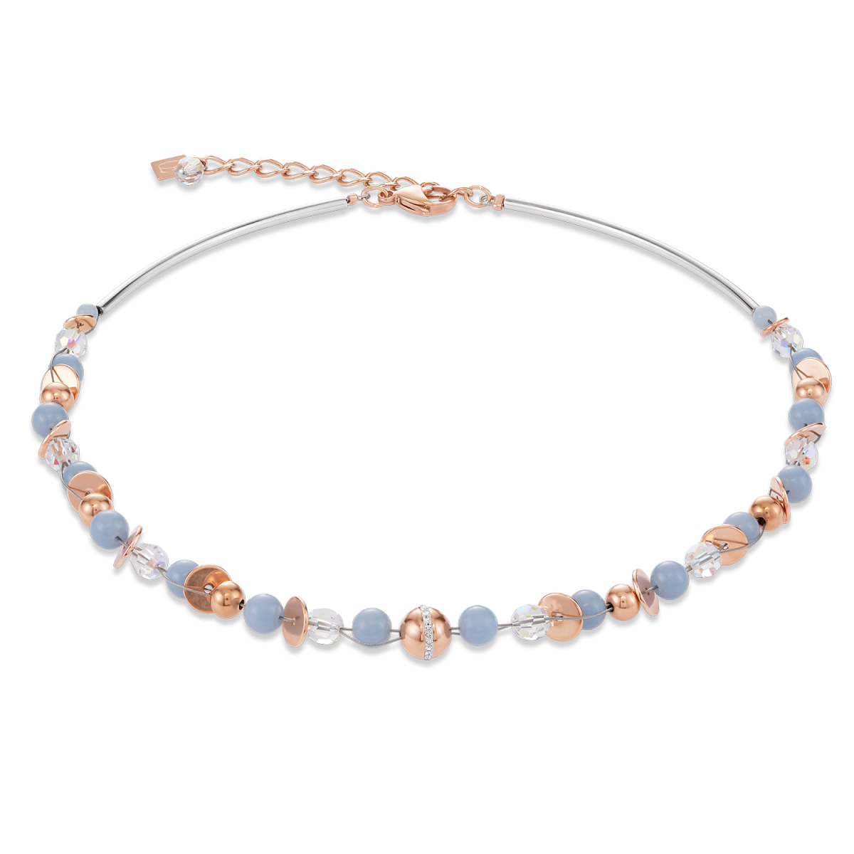 Coeur de Lion ketting 4993/10-0720 Swarovski angeliet