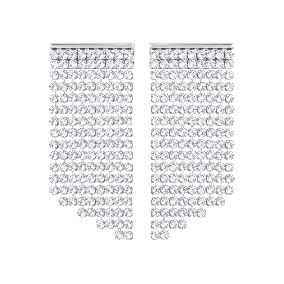 Swarovski zilverkleurige oorhangers 5289716