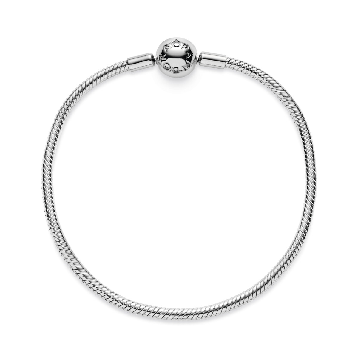Pandora Moments 594595C00 snake chain basis armband met bol