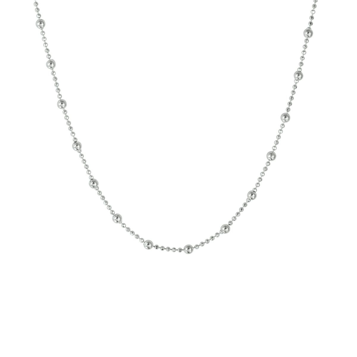 Zilveren ketting met bolletjes 2.0 mm 40-44 cm