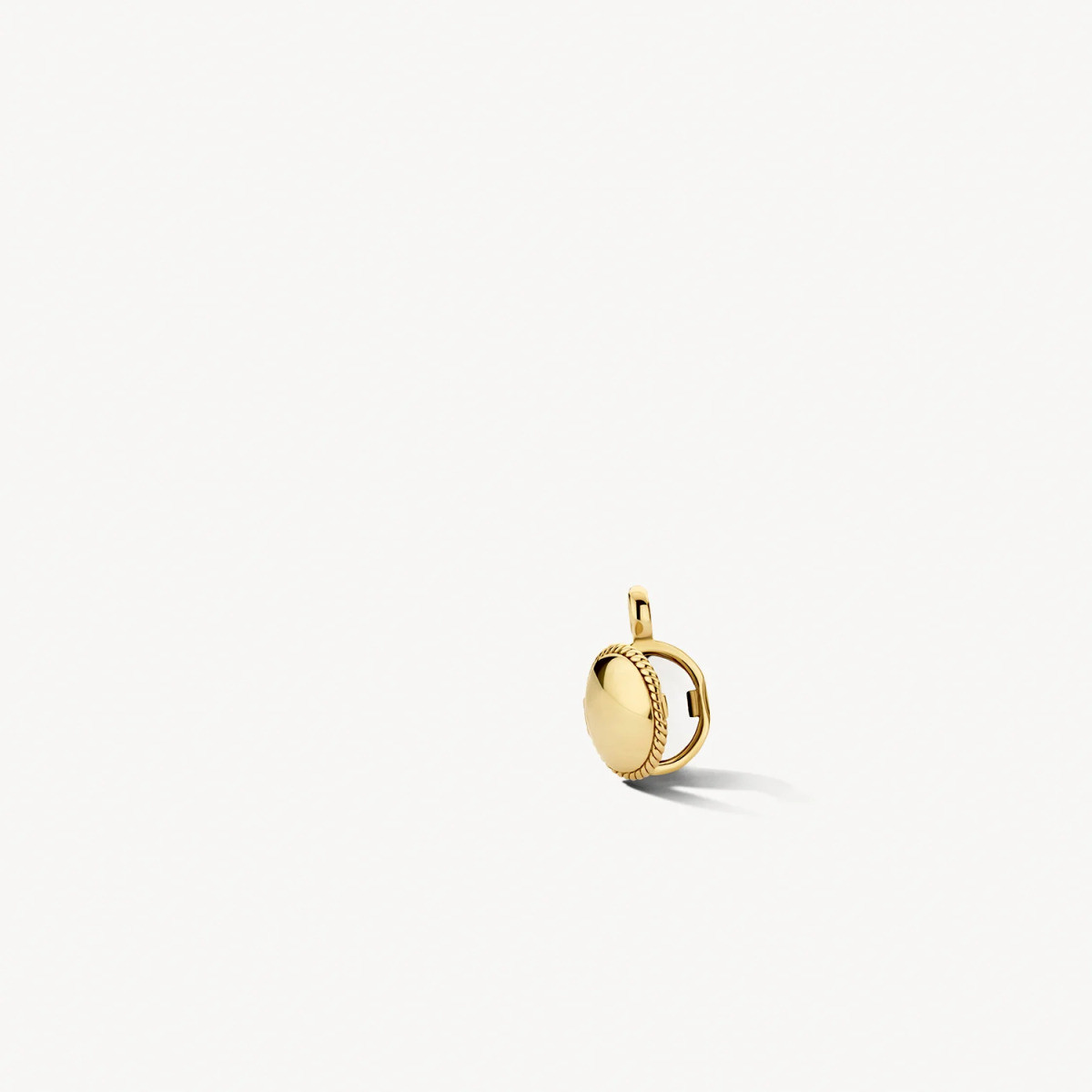 Blush 6087YGO ovaal 14-karaat gouden medaillon personaliseerbaar 8.7 mm breed - Hoogte 13 mm