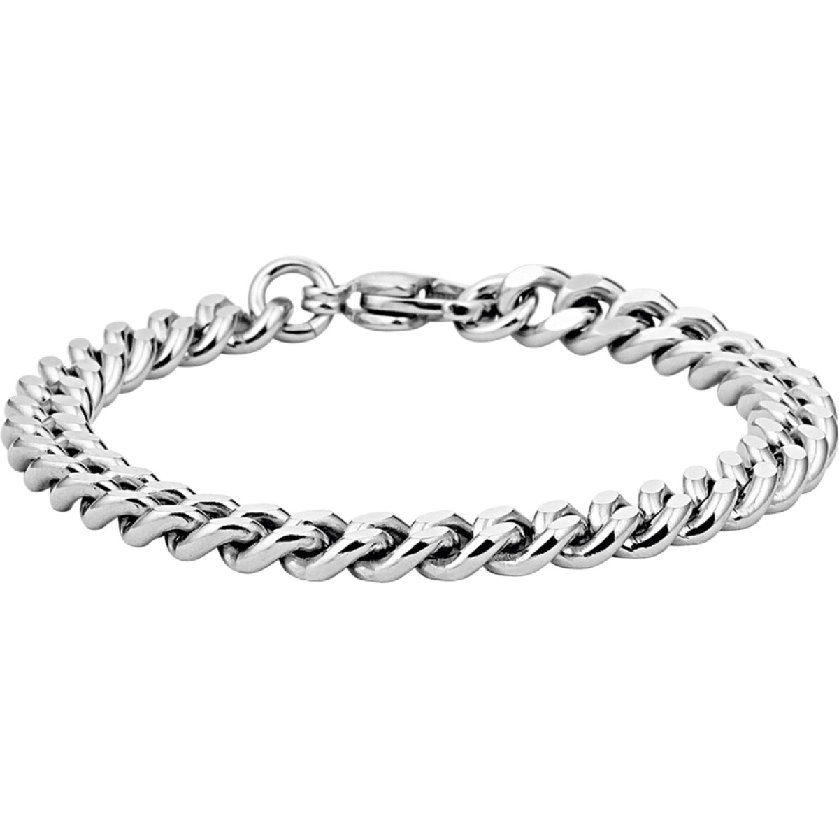 Mooie universele gourmet armband breedte 6.2 mm