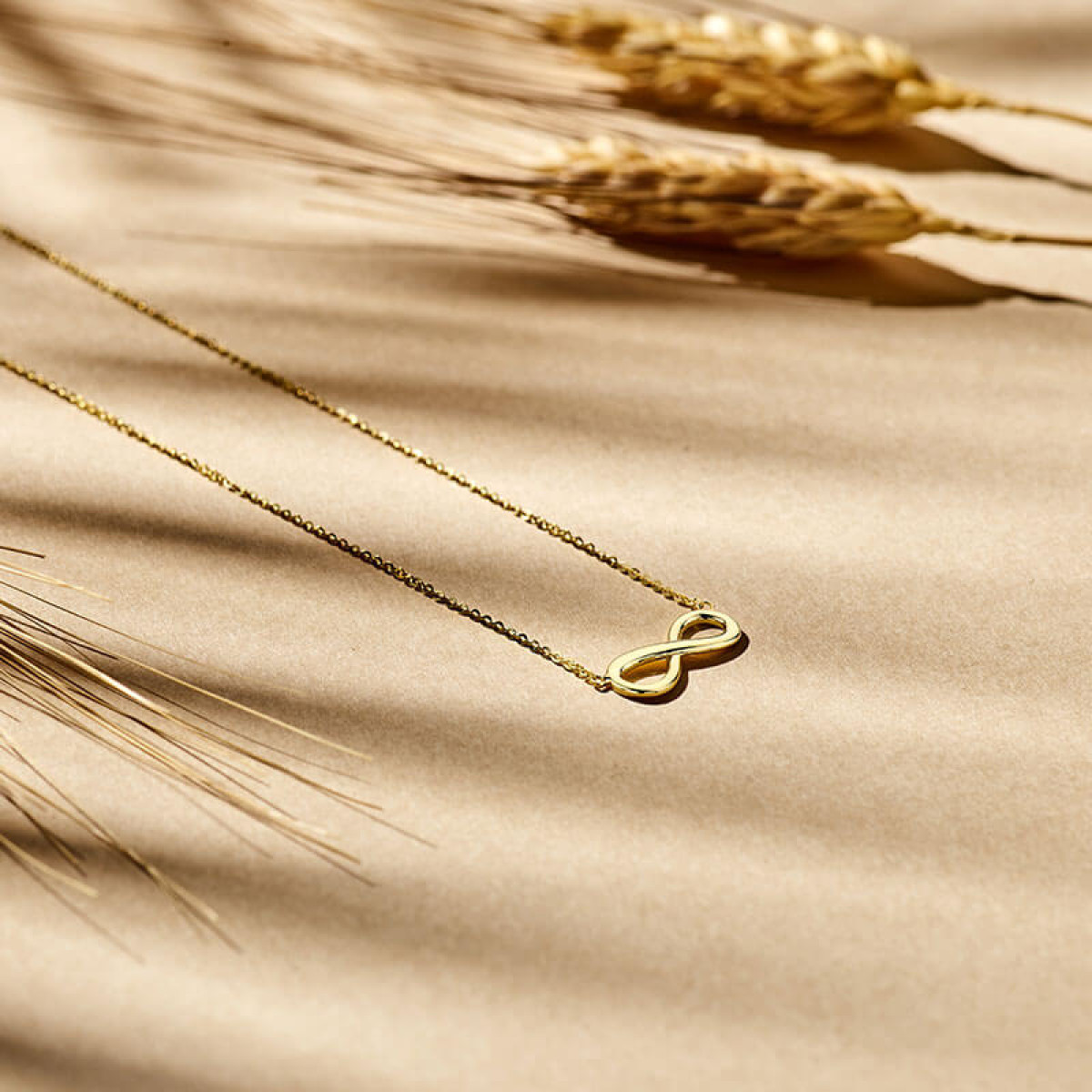 Infinity ketting goud