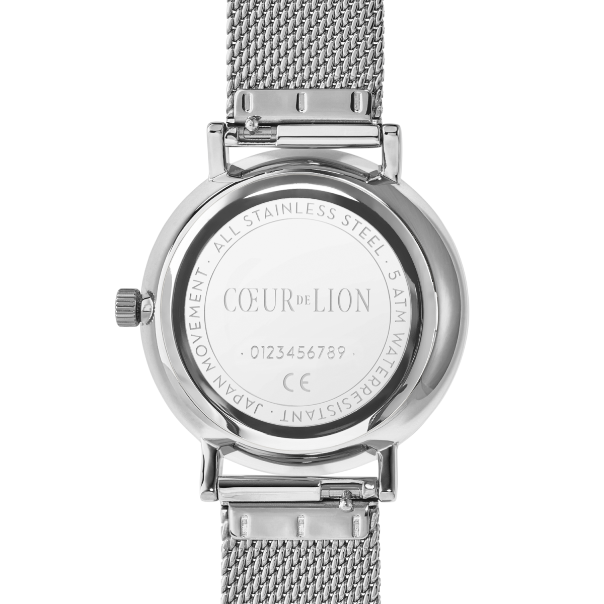 Coeur de Lion horloge 7610/70-1725 Mother-of-Pearl zilverkleurig