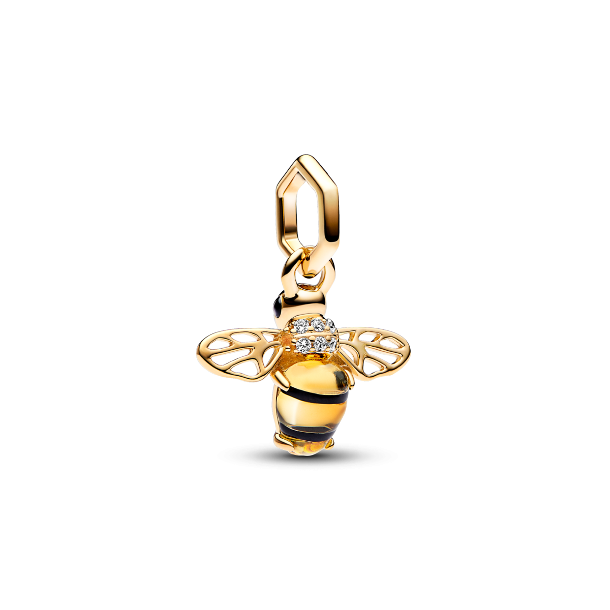 Pandora Moments 762672C01 hangende bedel met bij, emaille en kristal