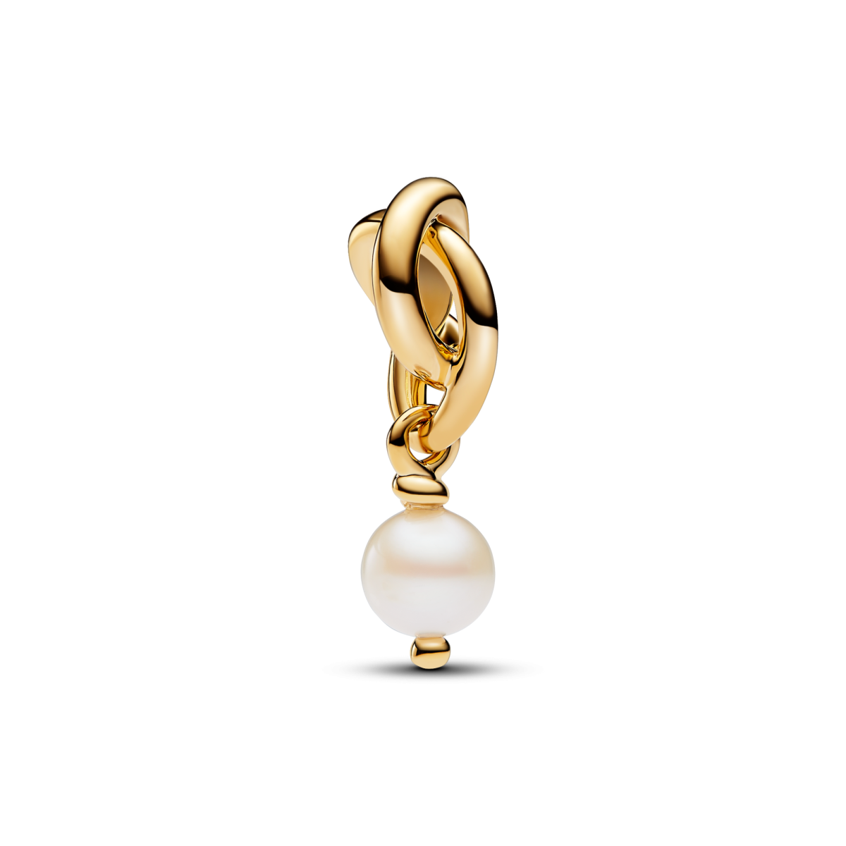 Pandora Moments 763462C06 hangende geboortesteen bedel met infinity en witte parel - juni