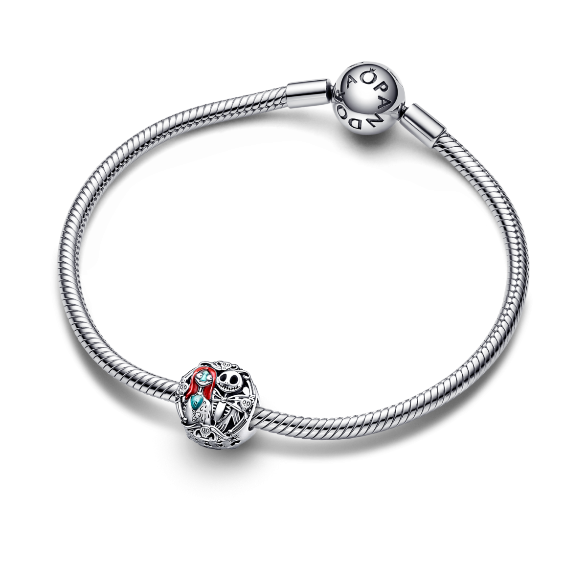 Pandora Disney 792292C01 Monsters, inc. armband bedel met Sulley, Jack en emaille