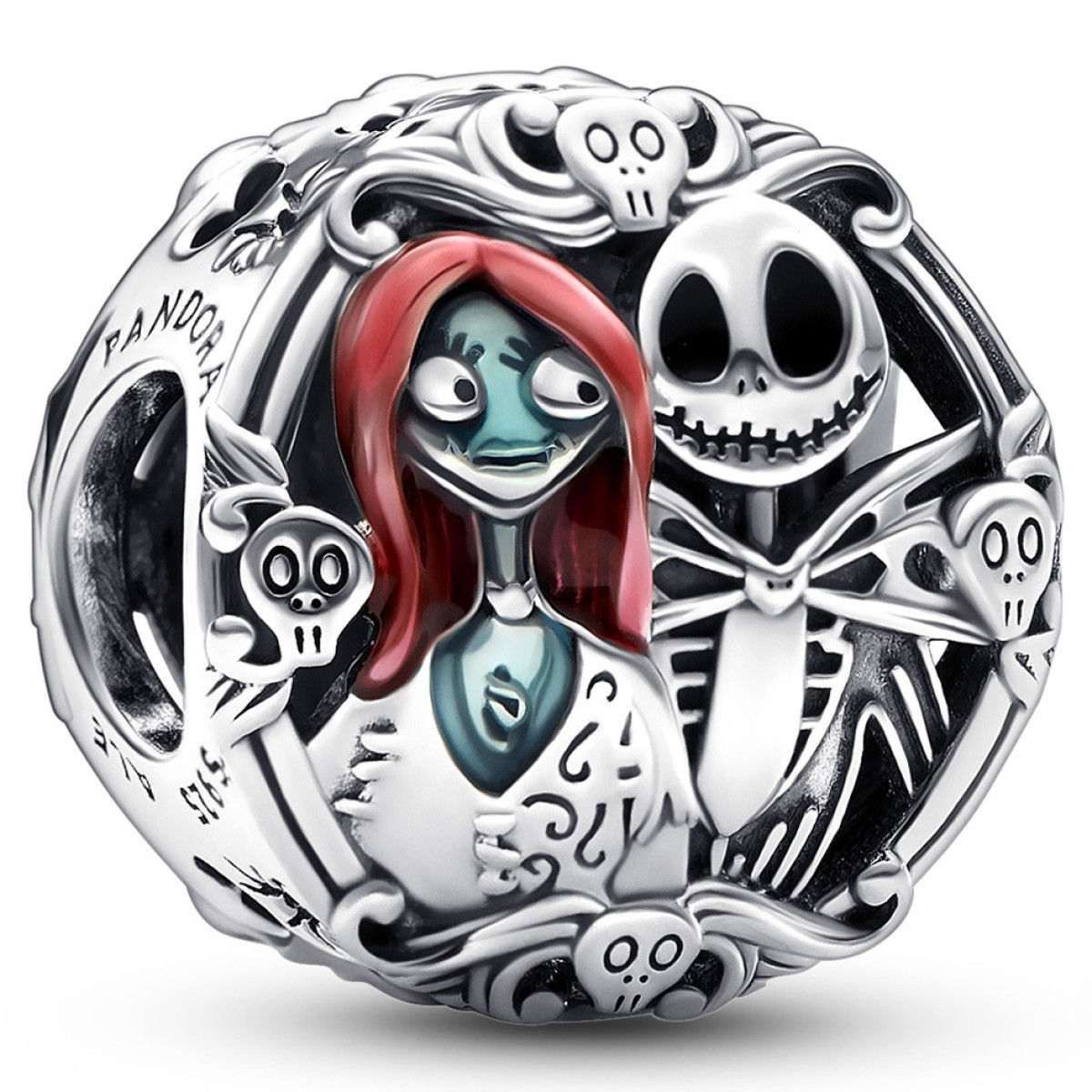 Pandora Disney 792292C01 Monsters, inc. armband bedel met Sulley, Jack en emaille