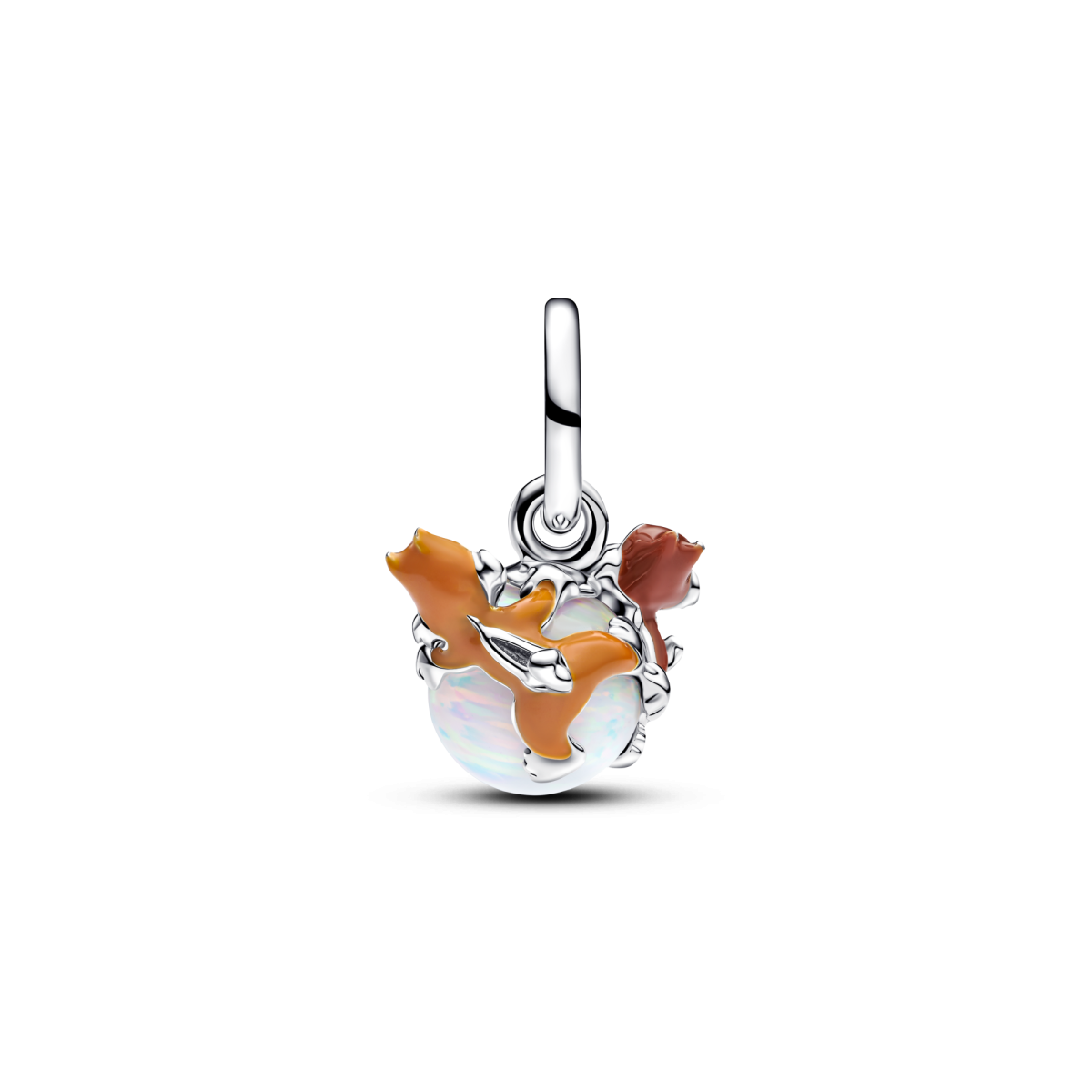 Pandora Disney 793532C01 hangende bedel met Knabbel en Babbel