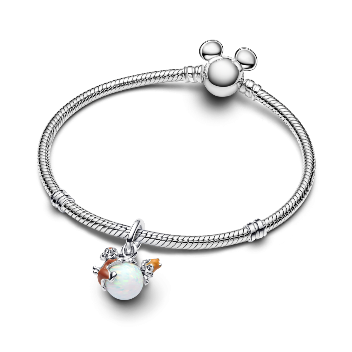 Pandora Disney 793532C01 hangende bedel met Knabbel en Babbel