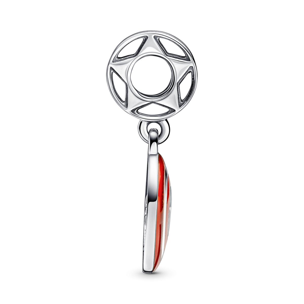 Pandora Marvel 790780C01 The Avengers hangende charm met het schild van Captain America en emaille