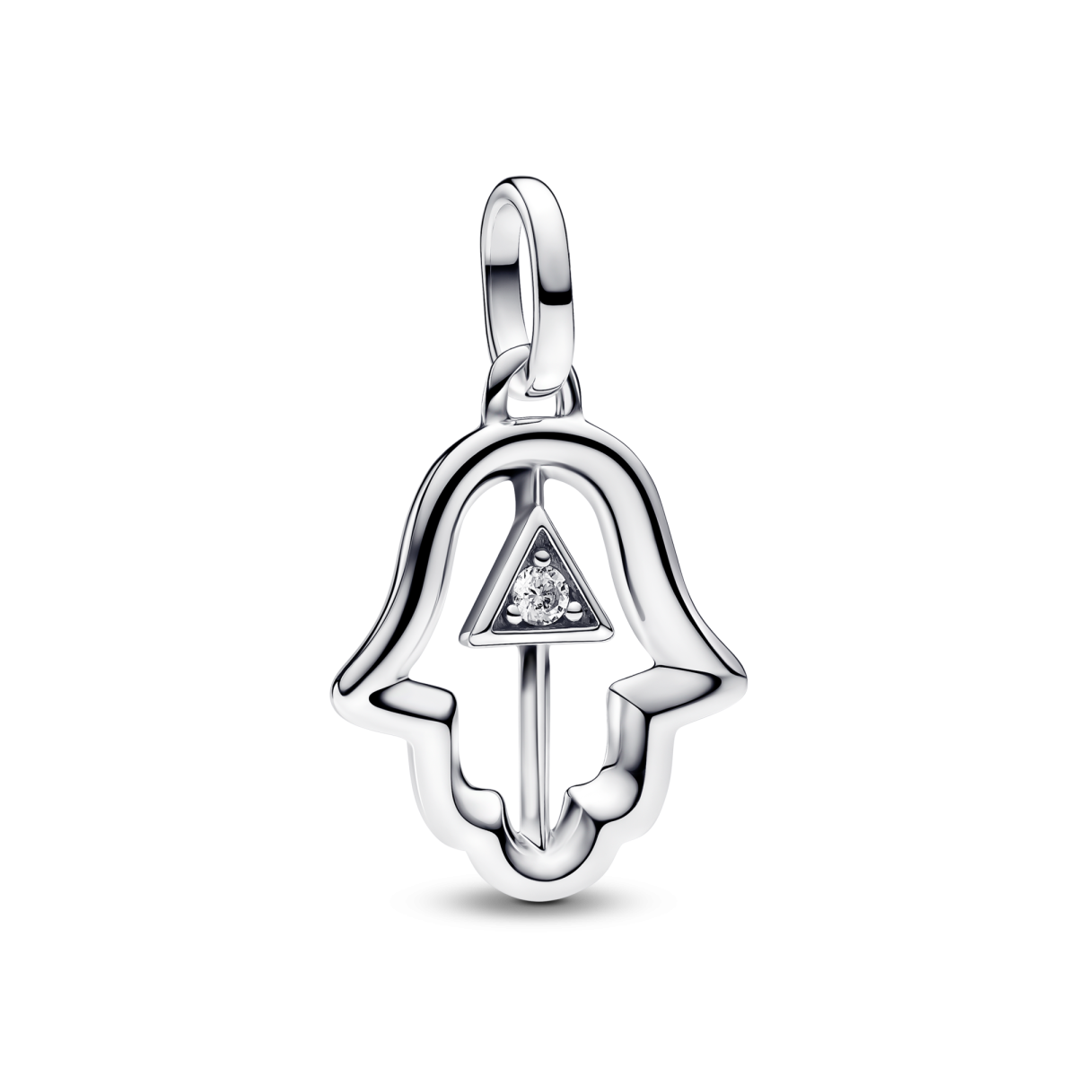 Pandora ME 793411C01 medaillon met Hand van Fatima en transparante zirkonia