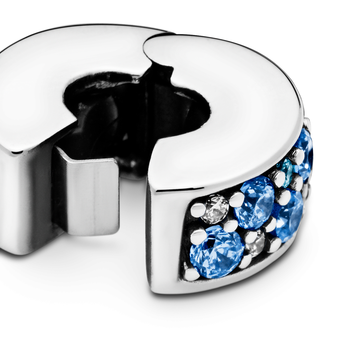 Pandora Moments 791817NSBMX clip spacer met siliconen, zirkonia en kristal