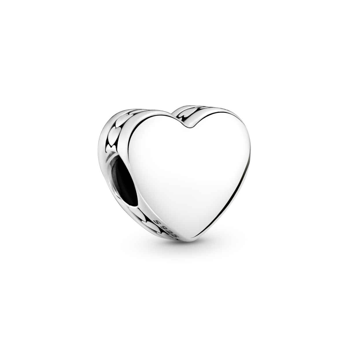 Pandora Moments 792015 zilveren hartjes bedel voor armband - graveerbaar