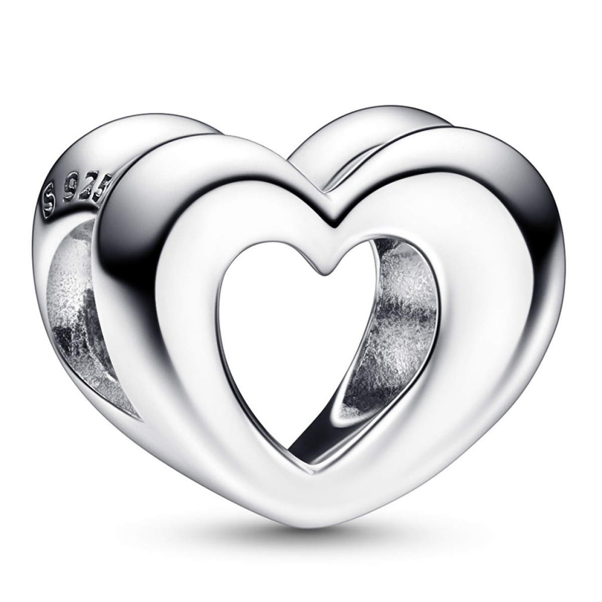 Pandora Moments 792492C00 armband zilveren bedel met hartje
