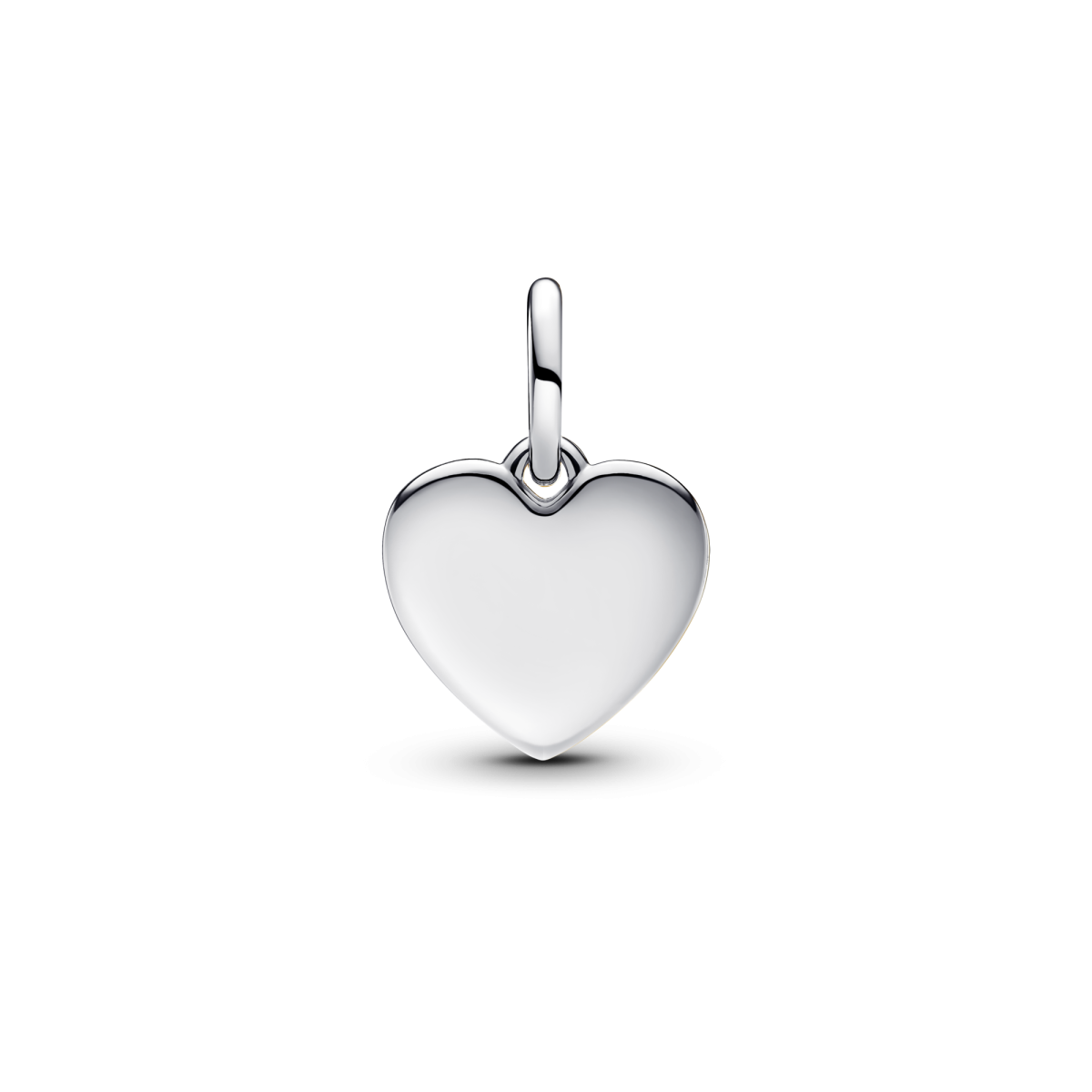 Pandora Moments 793604C01 hartjes hangende bedel van zilver met tekst - graveerbaar