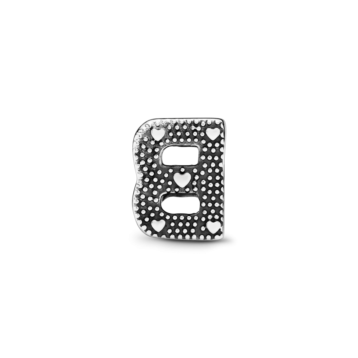 Pandora Moments 797455 zilveren bedel met letter B