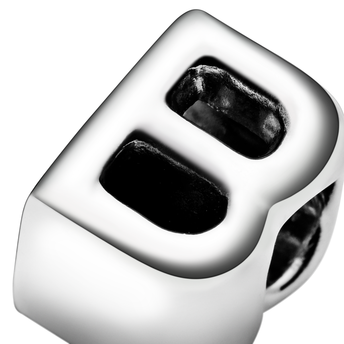 Pandora Moments 797455 zilveren bedel met letter B