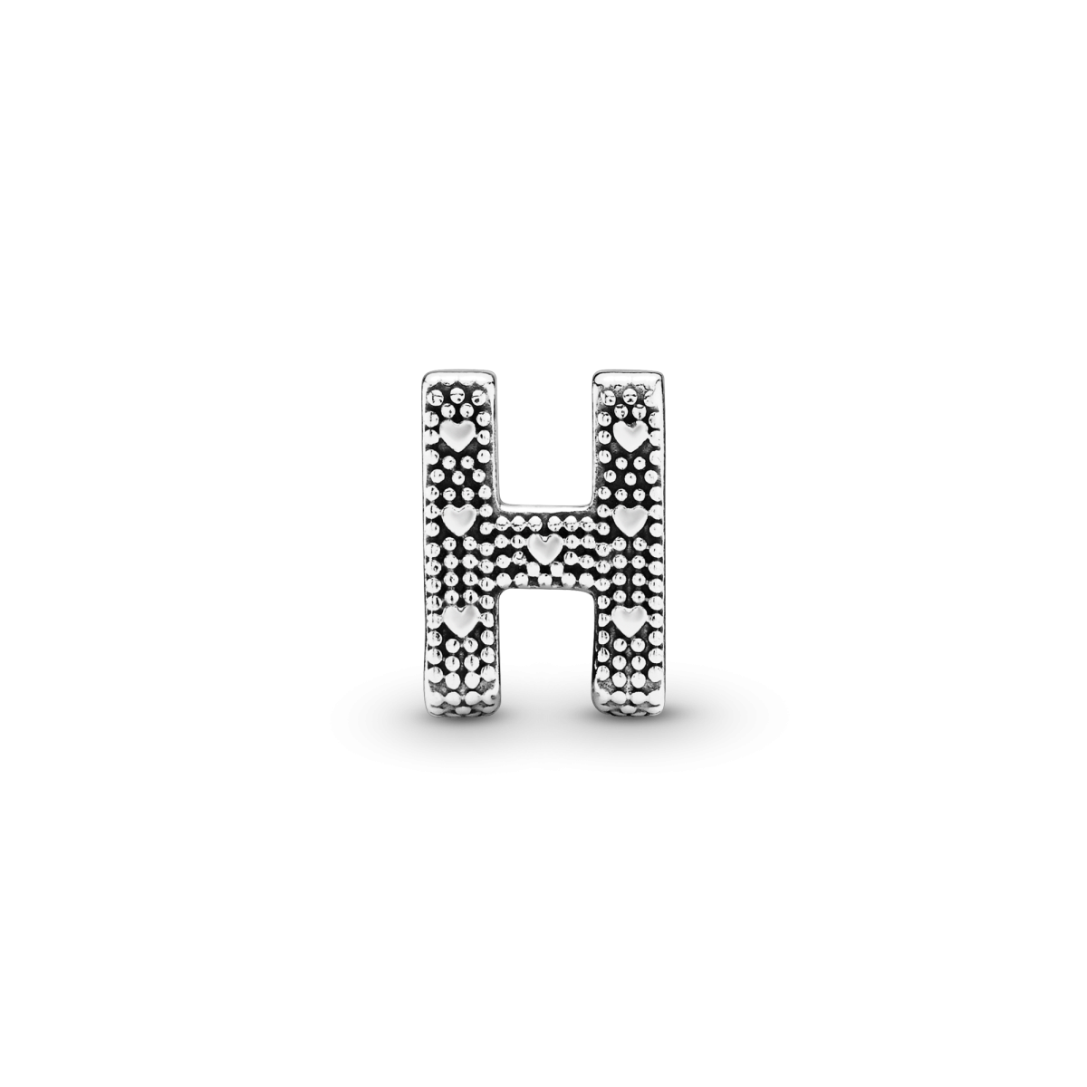 Pandora Moments 797455 zilveren bedel met letter H
