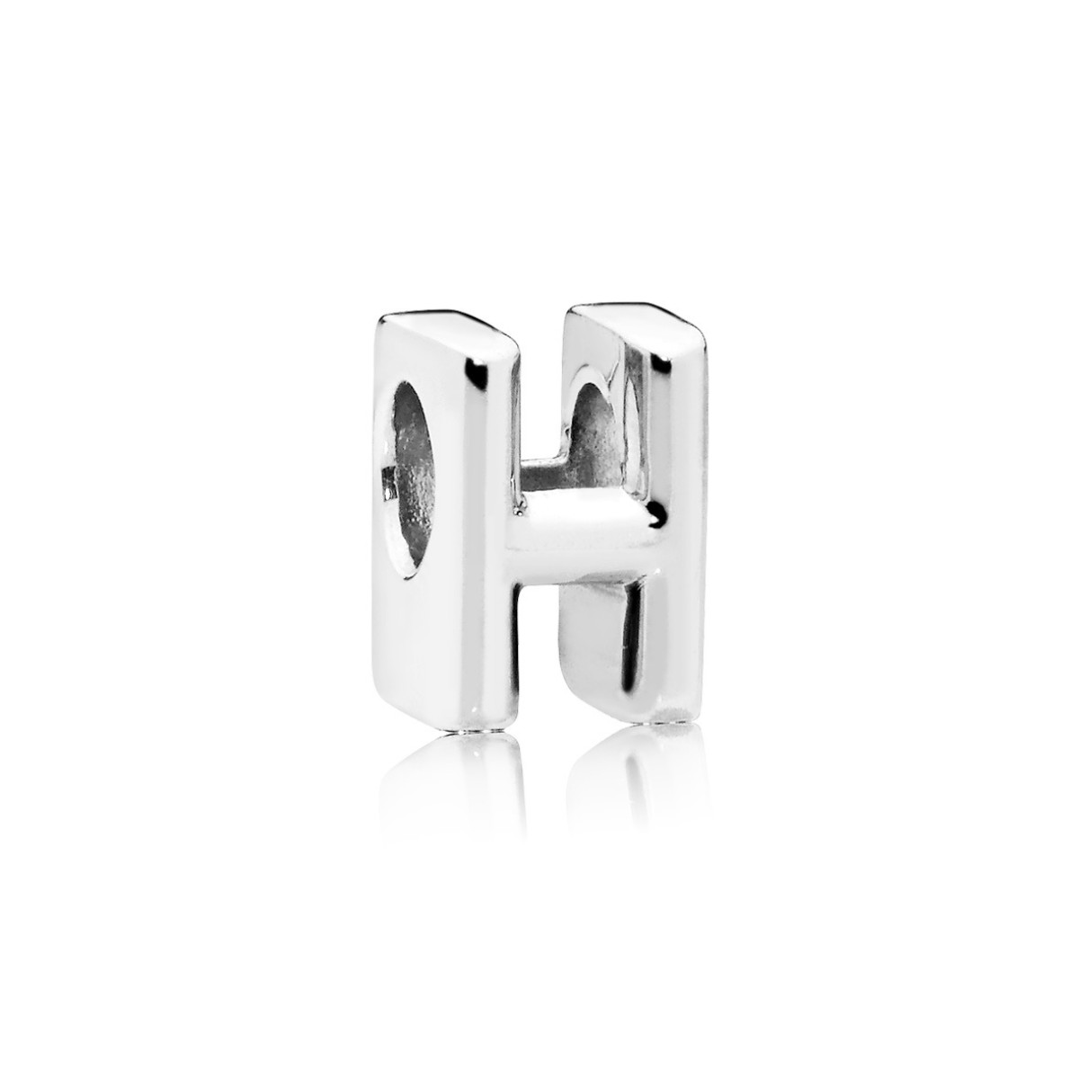 Pandora Moments 797455 zilveren bedel met letter H