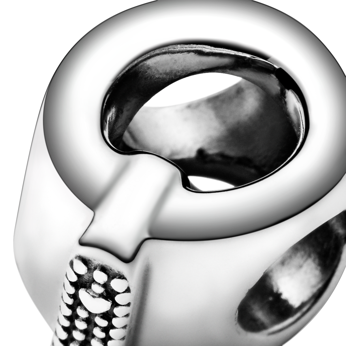 Pandora Moments 797455 zilveren bedel met letter Q