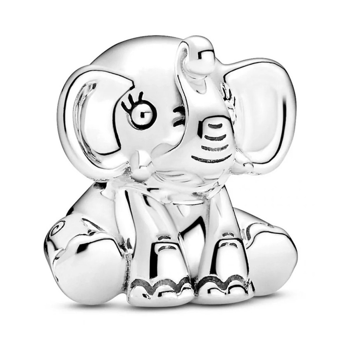 Pandora Moments 799088C00 zilveren charm met olifant