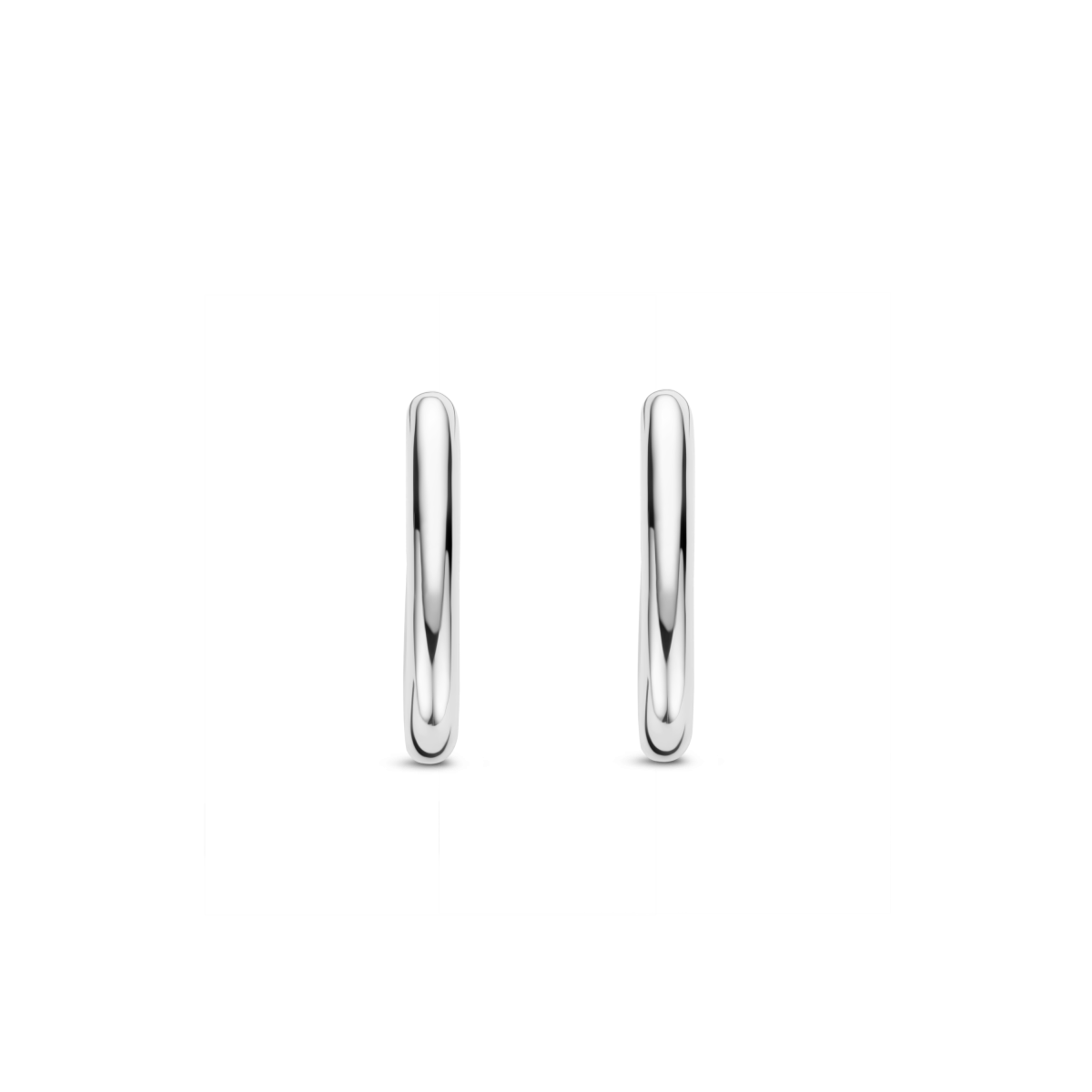 TI SENTO 7901SI rechthoekige oorringen zilver