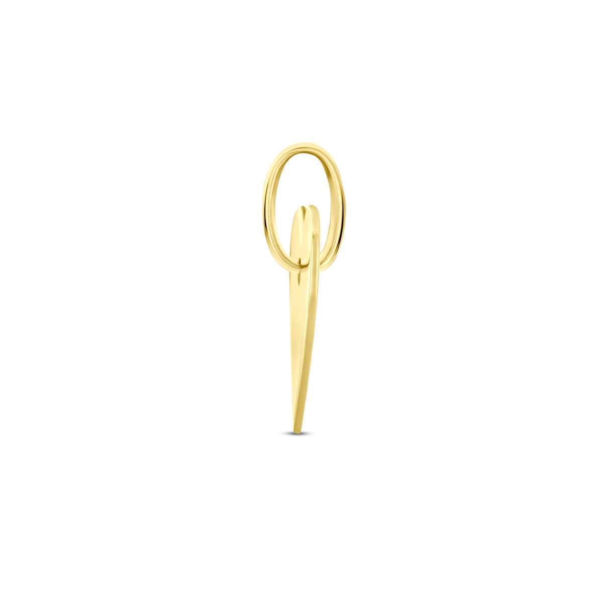 14-karaat graveer hartje - 13 x 11.6 mm