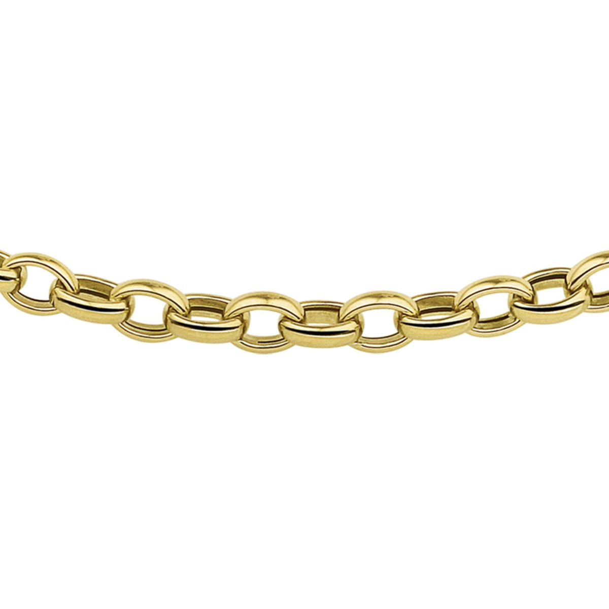 Jasseron ketting goud 45 cm 4.3 mm ovaal
