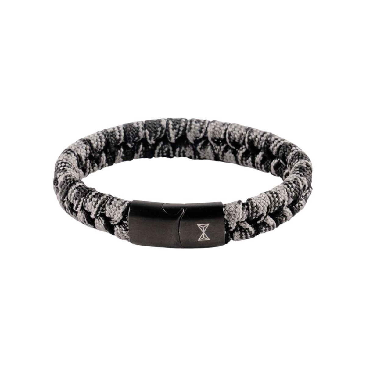 Aze Jewels Marine AJ-BT402-A sarmband met zwart-wit patroon 11 mm breed