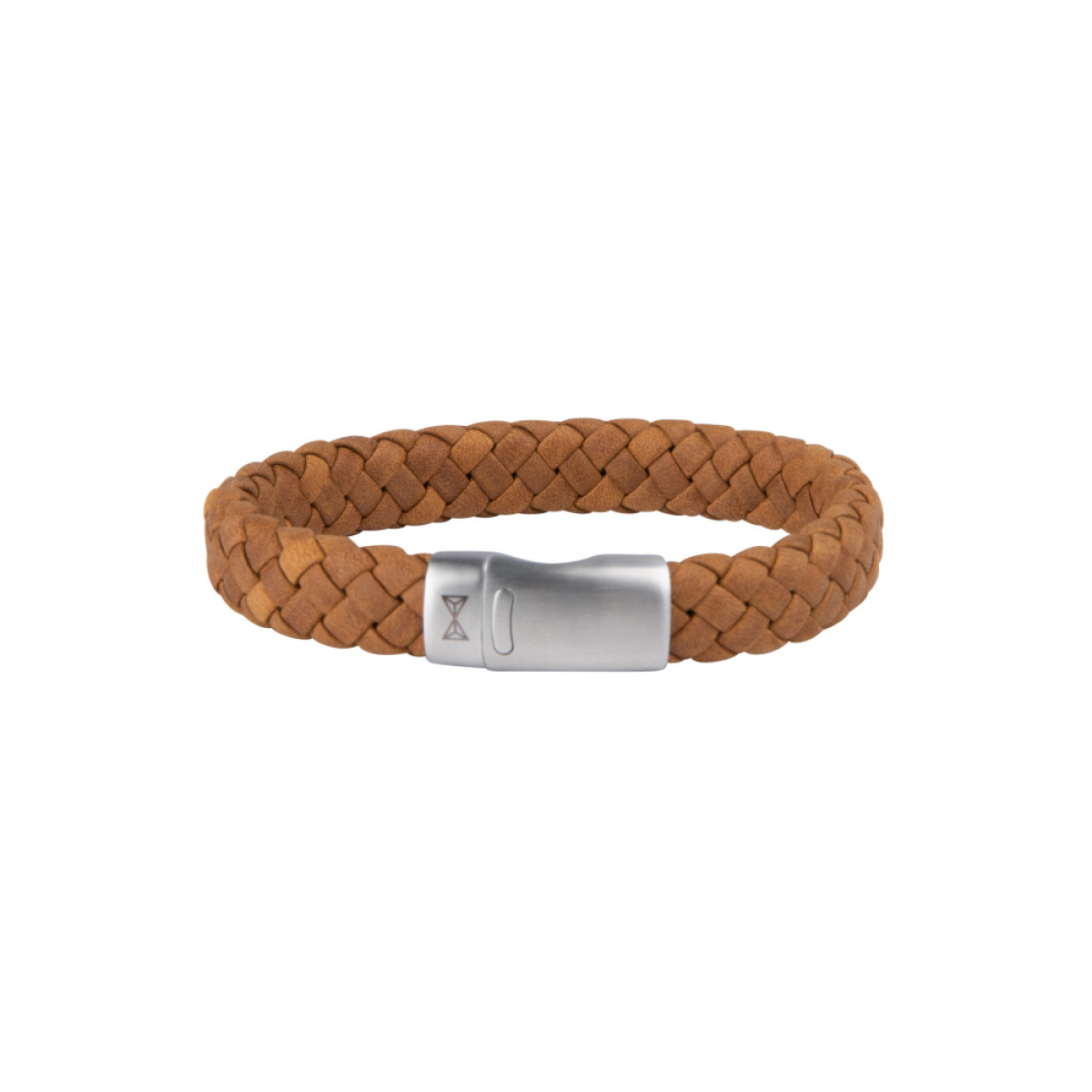 Aze Jewels Adventure AZ-BL005-G bruine leren armband met magneetsluiting