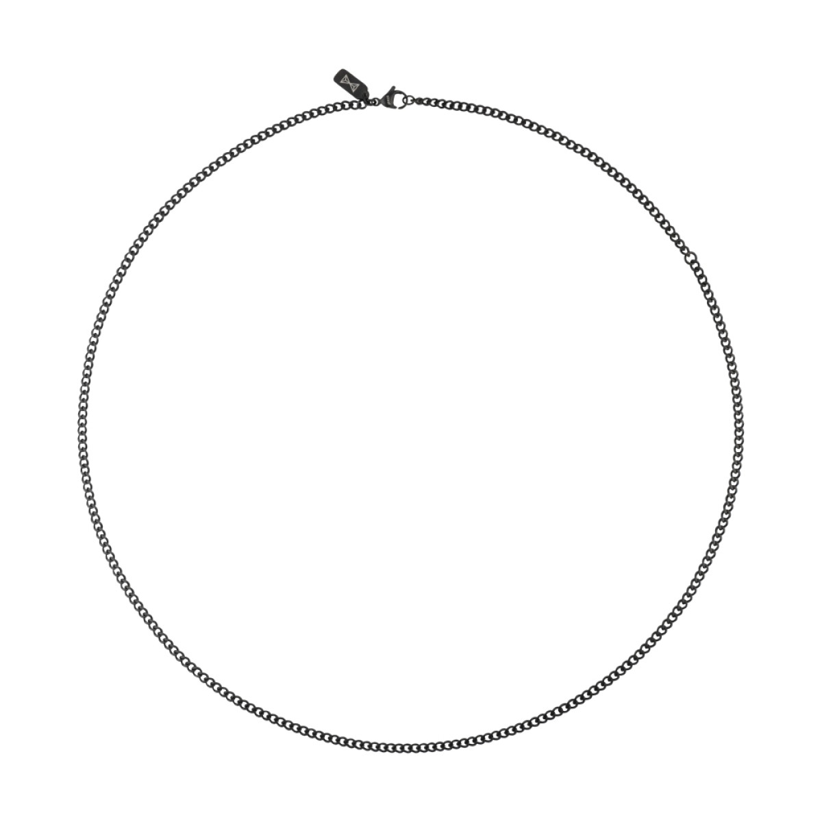 Aze Jewels zilverkleurige Ferro AZ-NL016-B gourmet schakelketting 3 mm breed - Lengte 60 cm
