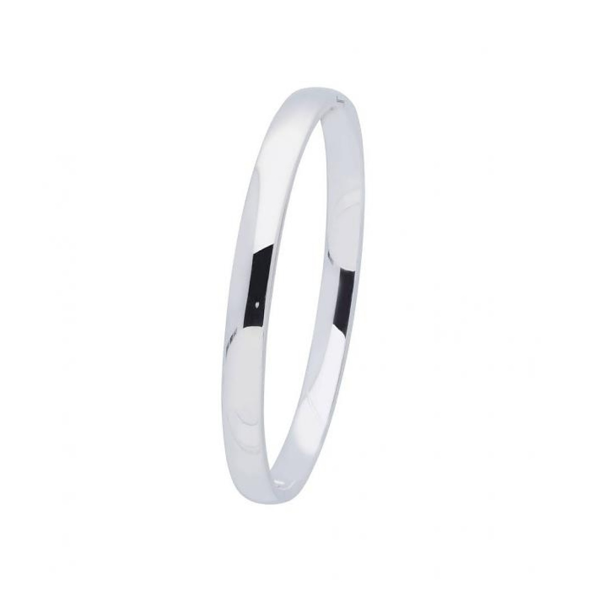 Zilveren graveerbare slavenarmband 6 mm 56 mm