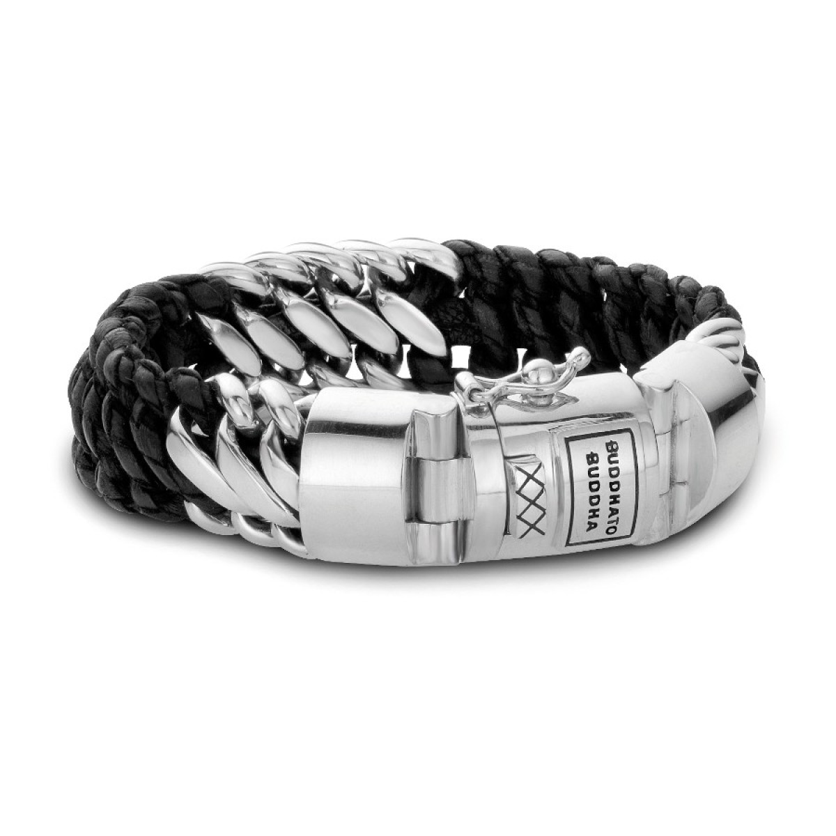 Buddha to Buddha 815 Armband Ben Mix Silver Leather