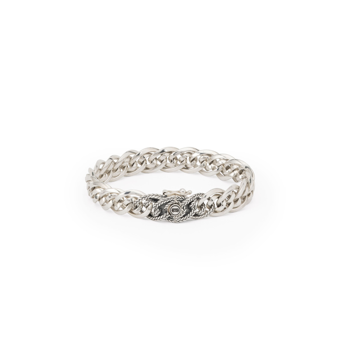 Buddha to Buddha armband J208 Nathalie XS Texture Silver