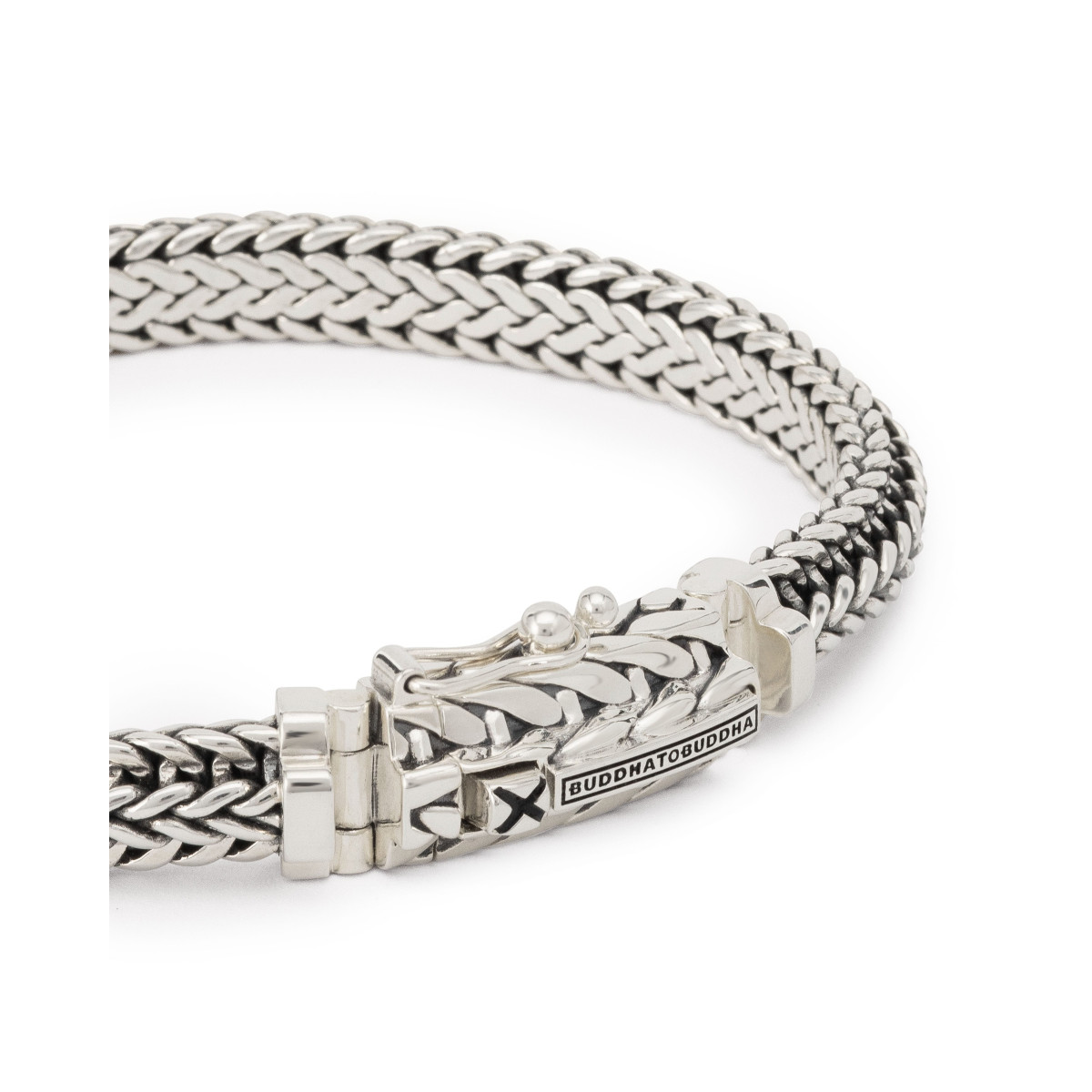 Buddha to Buddha armband J215 Nurul / Ellen Mix XS Silver