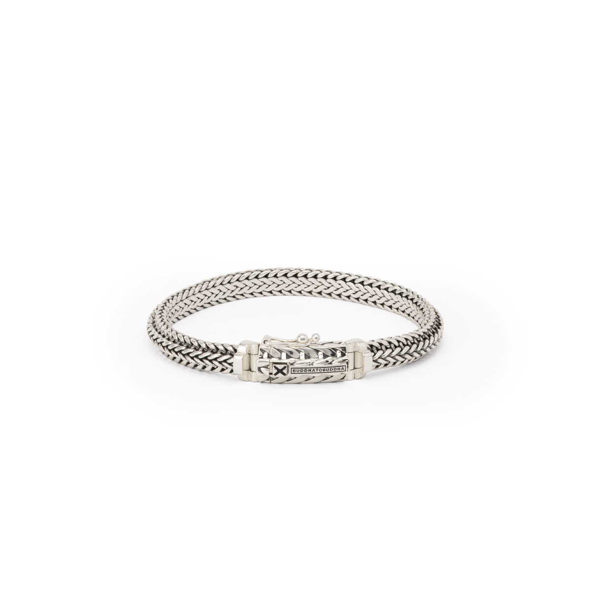 Buddha to Buddha armband J215 Nurul / Ellen Mix XS Silver