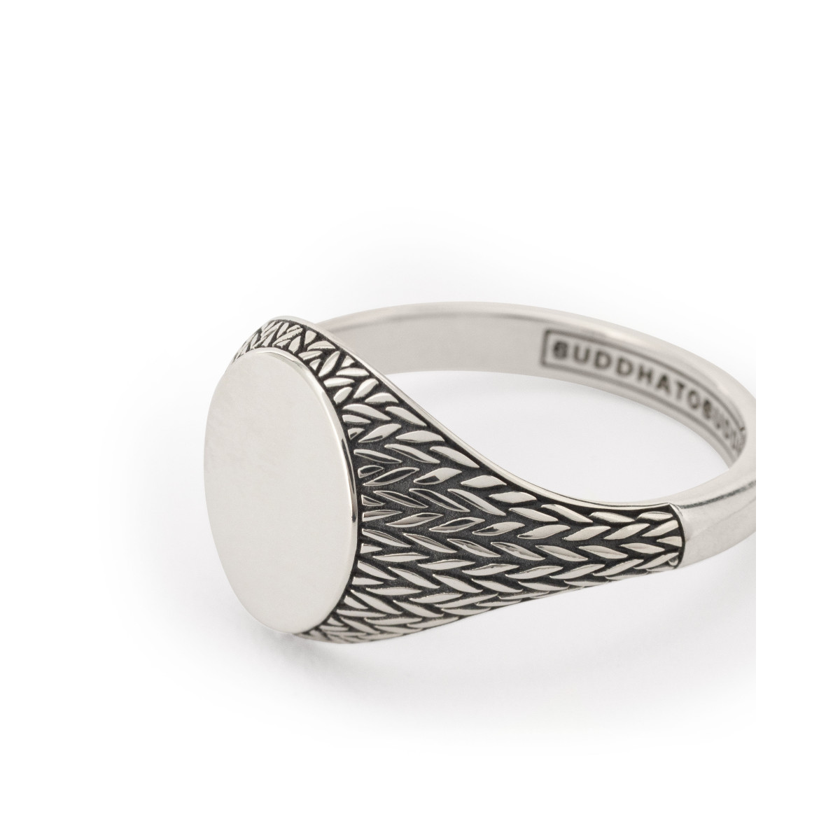 Buddha to Buddha ring 049 Ellen Signet Silver