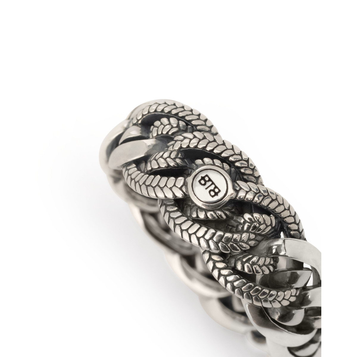 Buddha to Buddha ring 600 Nathalie Small Texture Silver 