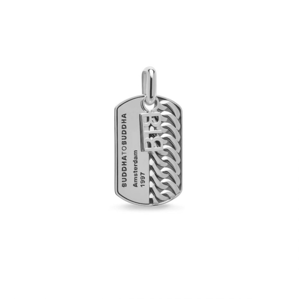 Buddha to Buddha 669 Chain Army Tag Pendant Silver