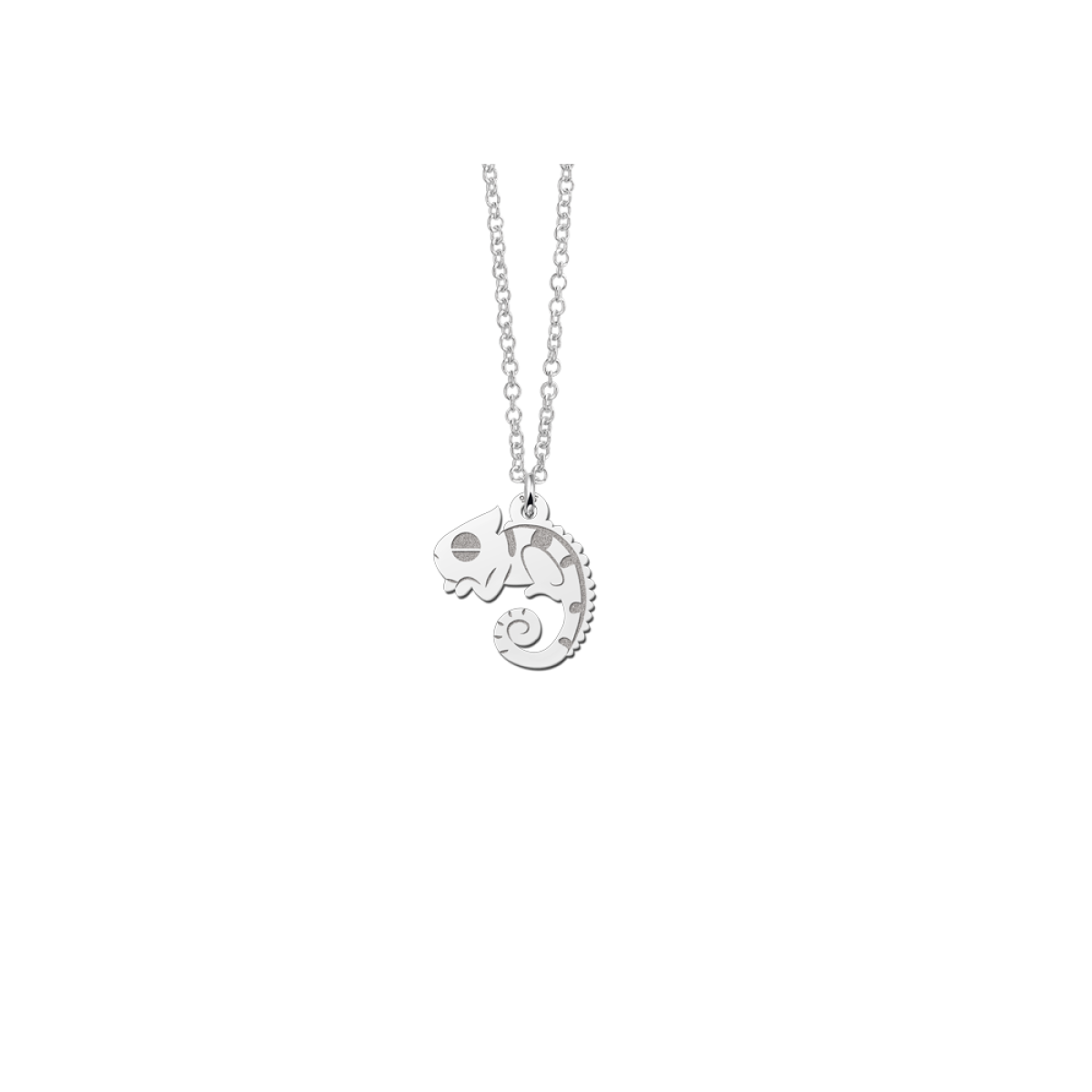 Kameleon hanger van zilver
