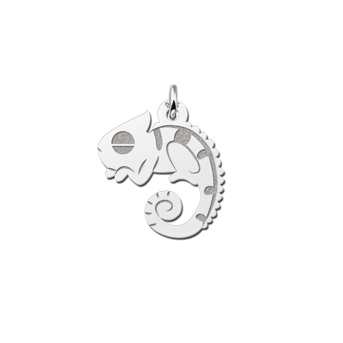 Kameleon hanger van zilver