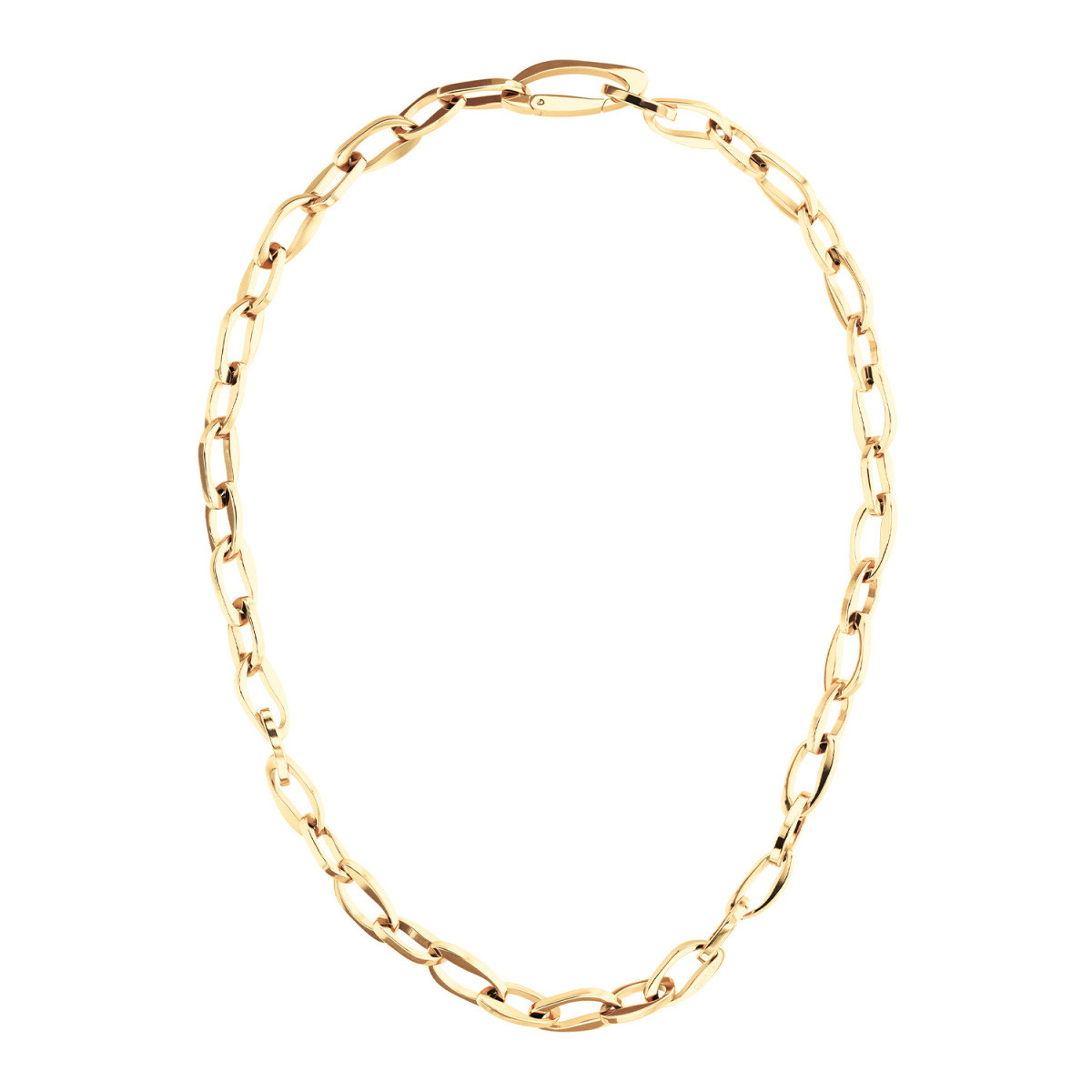 Calvin Klein CJ35000805 goudkleurige gold plated ankerschakelketting - Lengte 40 cm